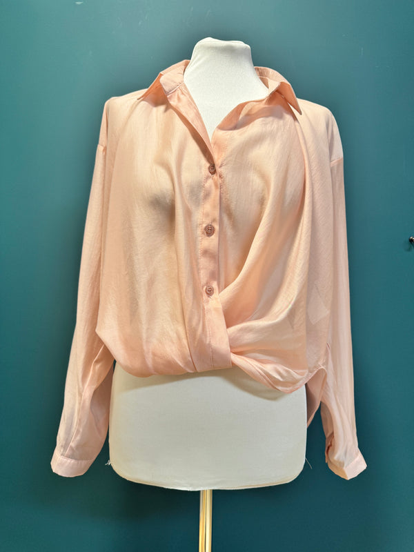 Camicia rosa nodo