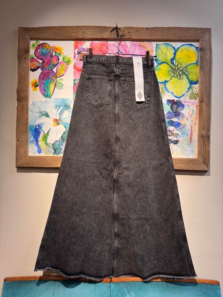 Gonna jeans nero