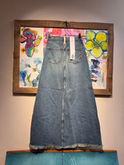 Gonna jeans lunga