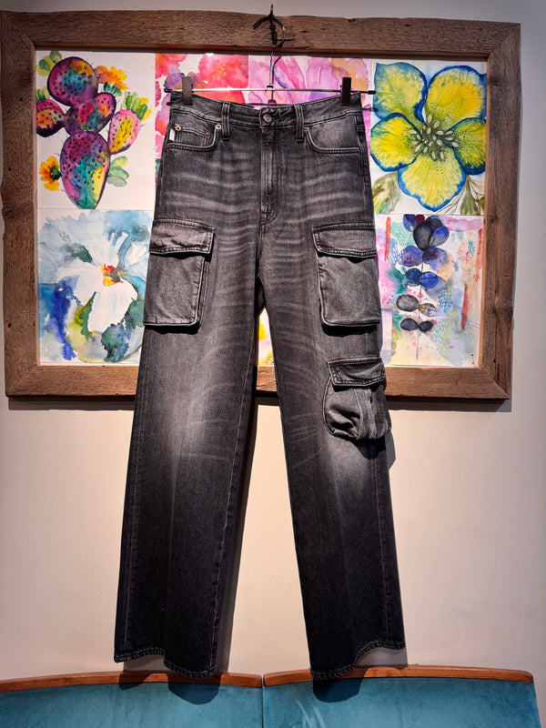Jeans Jenna cargo black