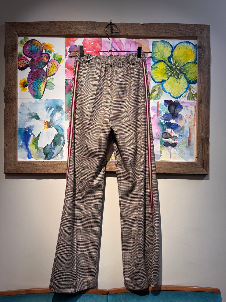 Pantalone Windsor check banda laterale