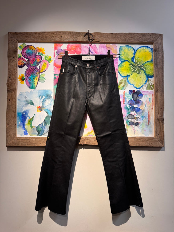 Jeans Ingrid nero spalmato