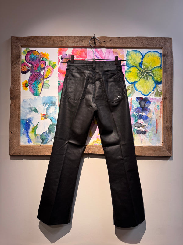 Jeans Ingrid nero spalmato