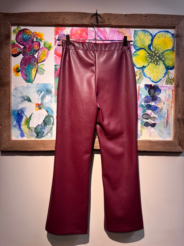 Pantalone eco bordeaux mousse