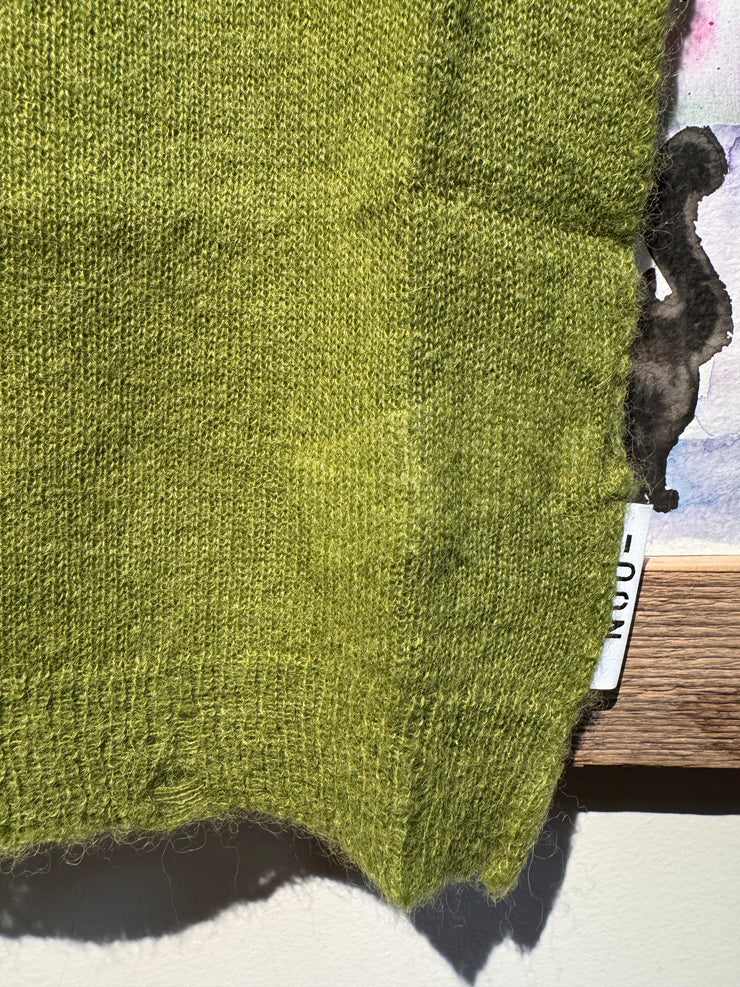Maglia girocollo verde noumeno