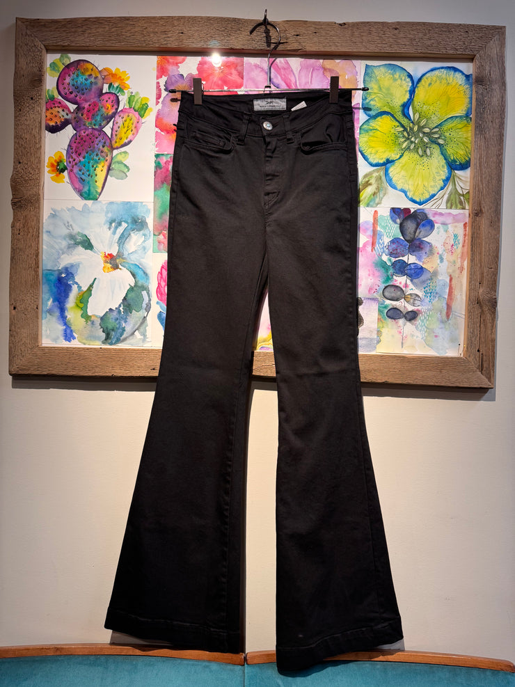 Jeans zampa nero MIA shaft
