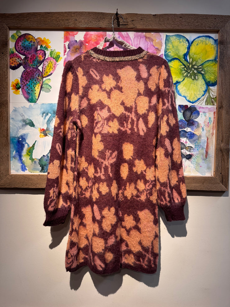 Abito maglia fantasia