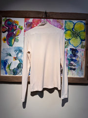 Maglia lupetto basica panna