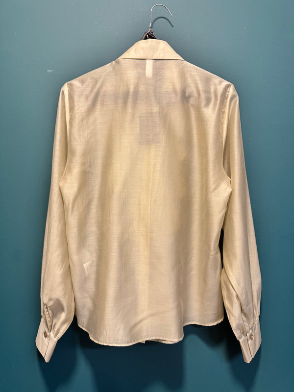 Camicia con volant sand