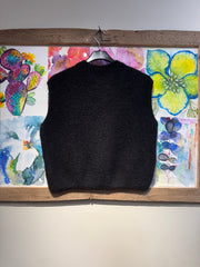 Gilet maglia con cerniera