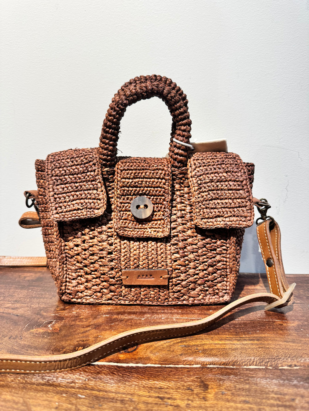 Borsa in rafia GRACE RUM