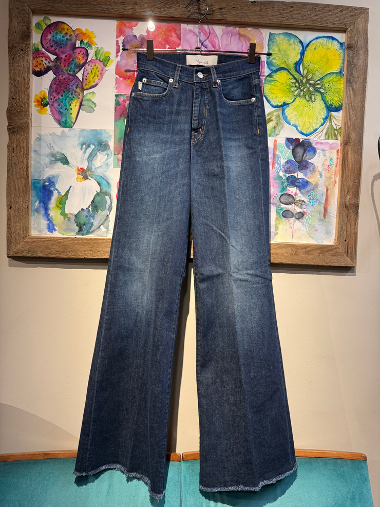Jeans palazzo scuro (+) people
