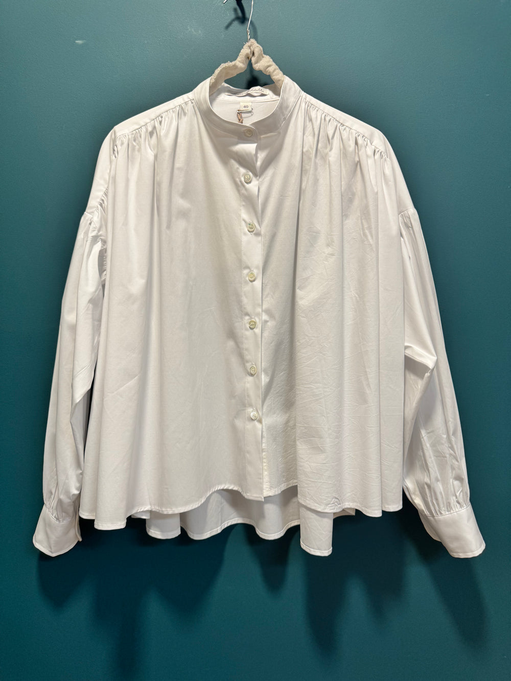 Camicia ampia bianca Corea