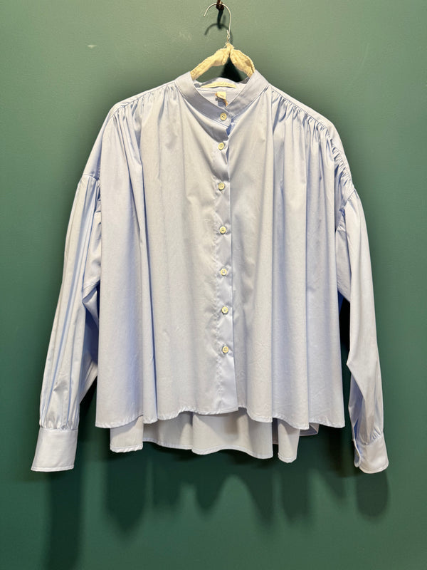 Camicia ampia azzurro Corea