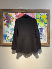 Giacca blazer doppiopetto nera
