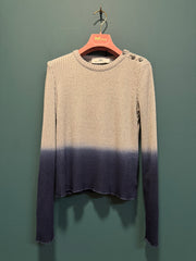 Serafino costine degradé grigio/ blu
