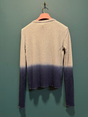 Serafino costine degradé grigio/ blu