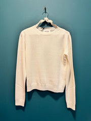 Maglia girocollo bianca