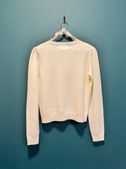 Maglia girocollo bianca
