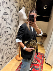 Borsa tracolla pelle cavallino maculato