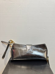Pochette pelle silver