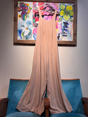 Tuta viscosa beige