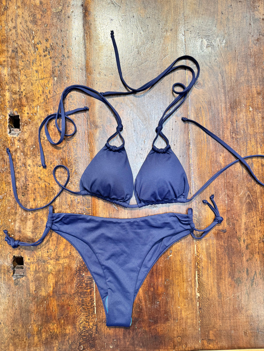 Bikini triangolo Lucy blu wikini