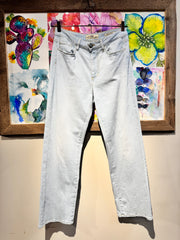 Jeans Sophie loose organic denim shaft chiaro