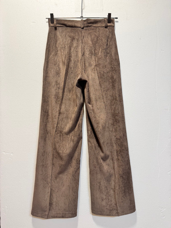 Pantalone velluto 1000 righe caffe’