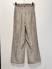 Pantalone velluto 1000 righe beige