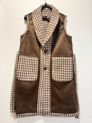 Gilet Piedepoule fur poket reversibile