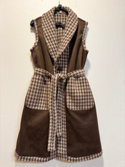 Gilet Piedepoule fur poket reversibile