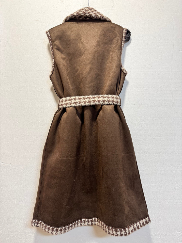 Gilet Piedepoule fur poket reversibile