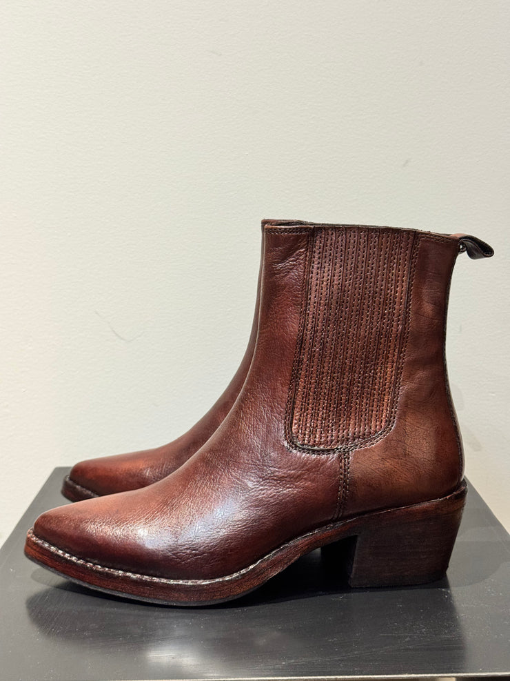 Texano pelle tamponata Marsala