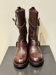 Stivale biker dark brown