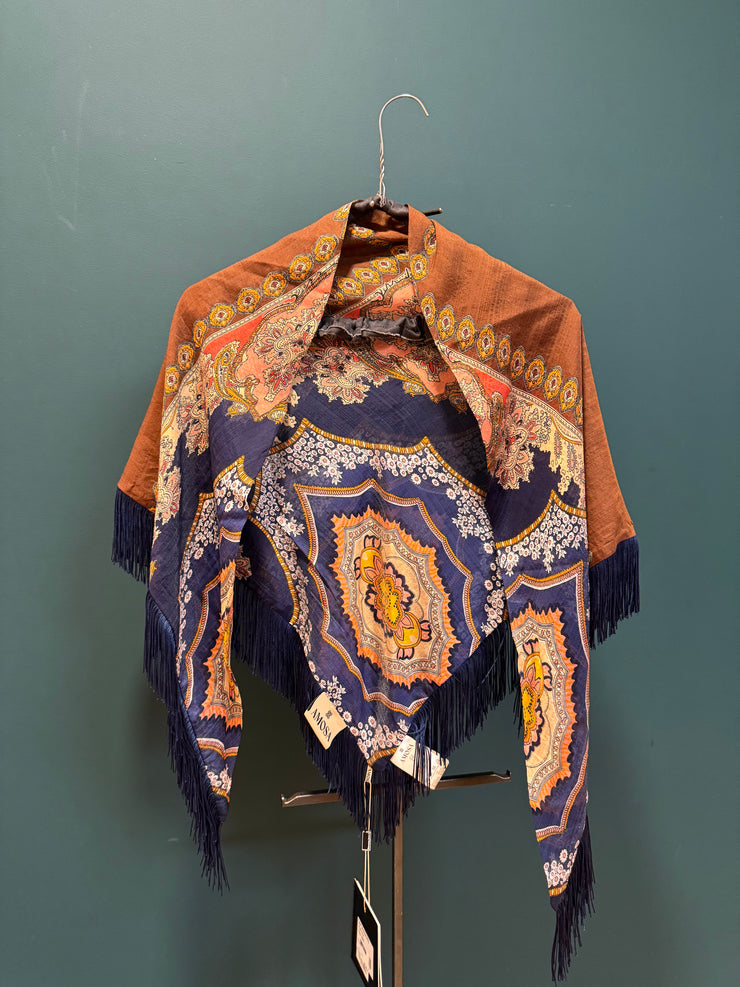 Foulard copri spalle fantasia country