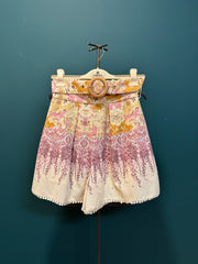 Shorts fantasia flower