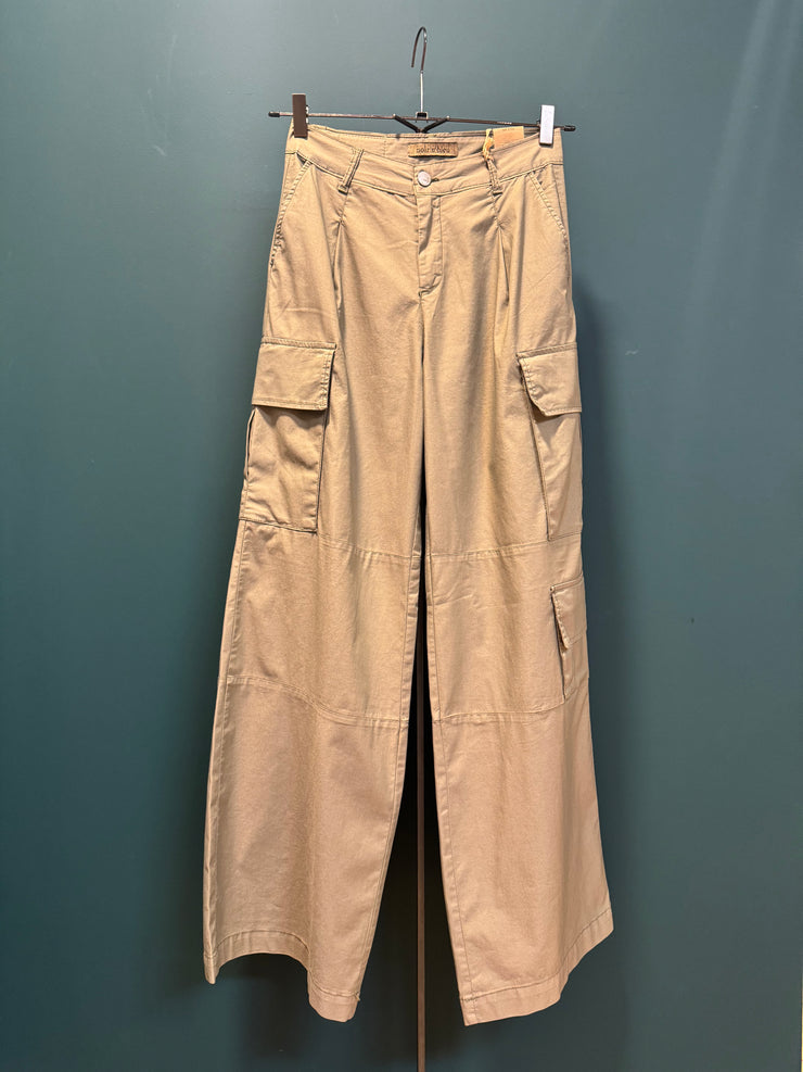 Pantalone cargo Chloe lichen
