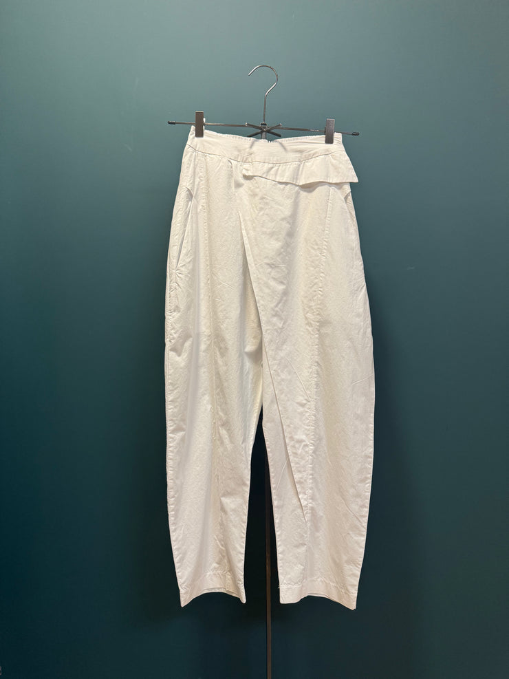 Pantalone bianco baloon