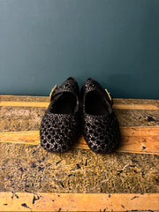Ballerina traforata pelle nero