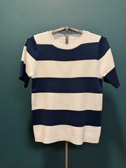 T-shirt righe blu/bianca