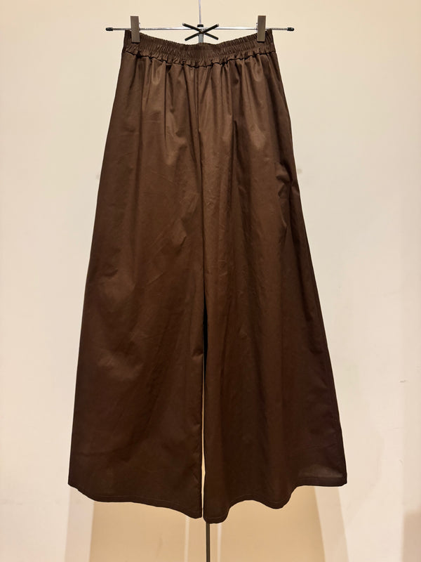 Pantalone palazzo marrone