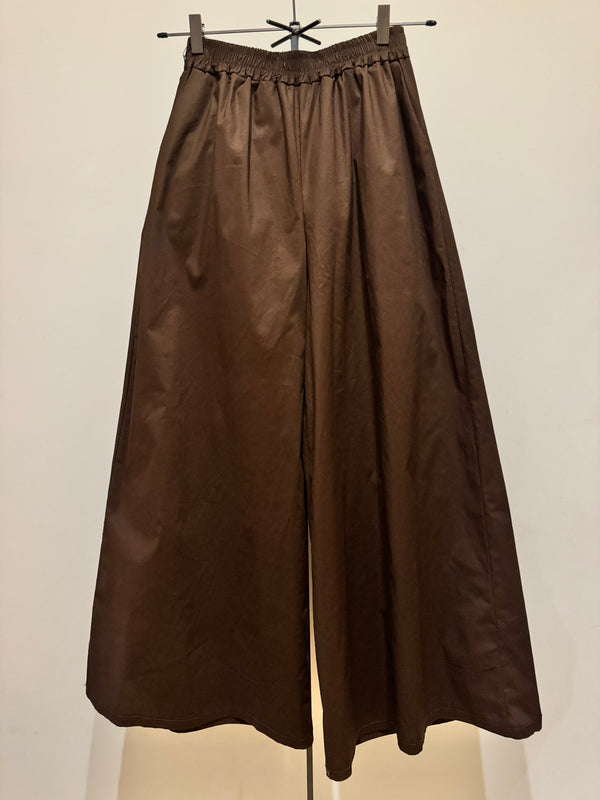 Pantalone palazzo marrone