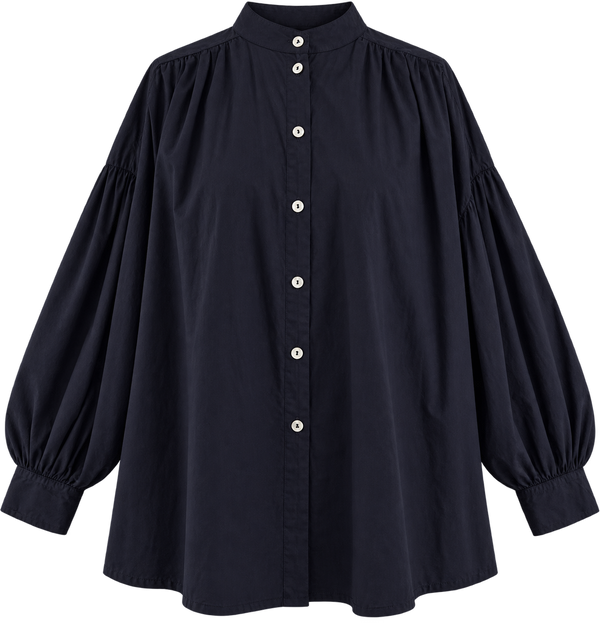 Camicia over blu