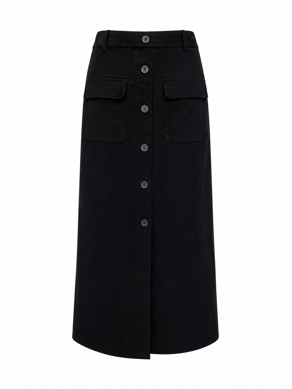Longuette eco suede nera