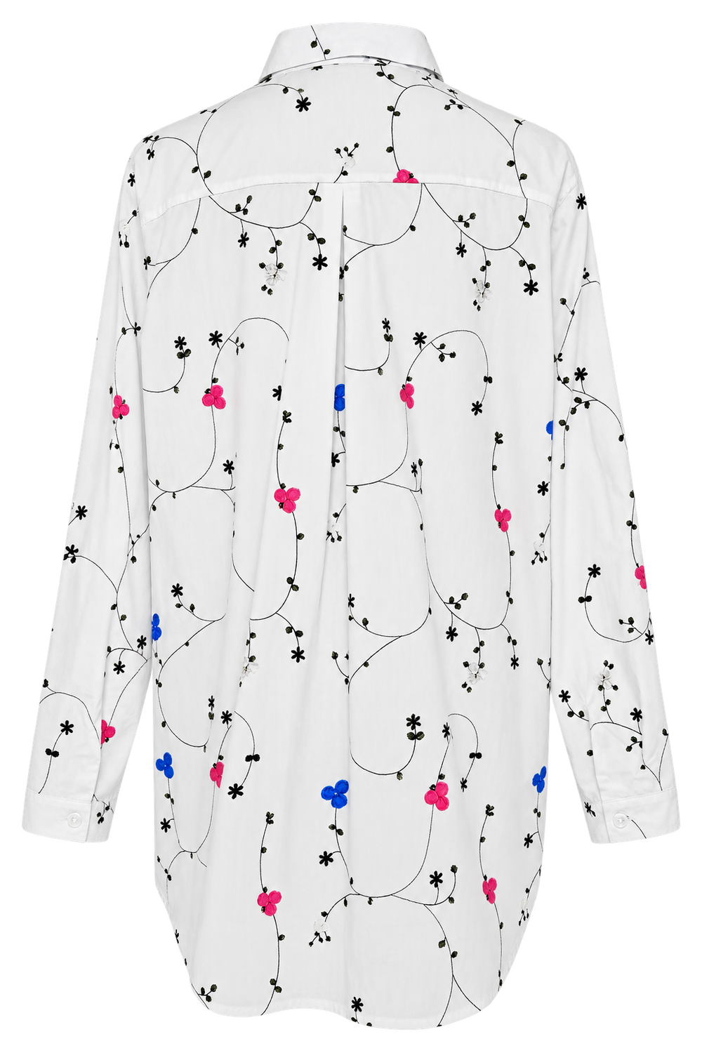 Camicia over con stampa floreale