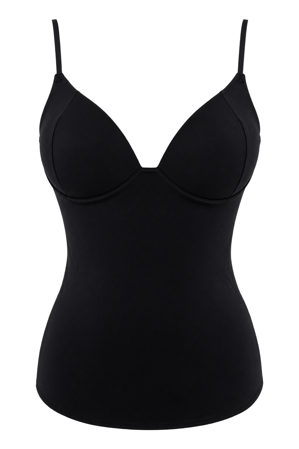Top bustier nero