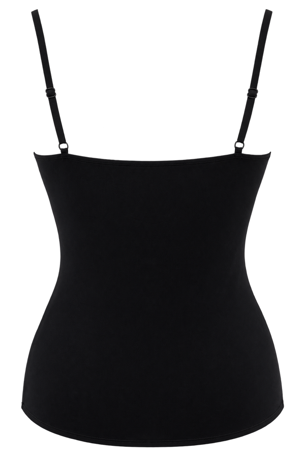 Top bustier nero