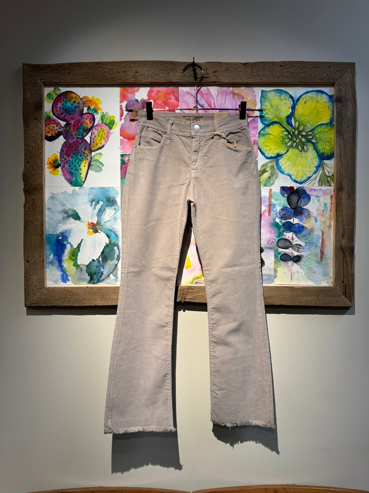 Pantalone velluto 2000 righe grigio