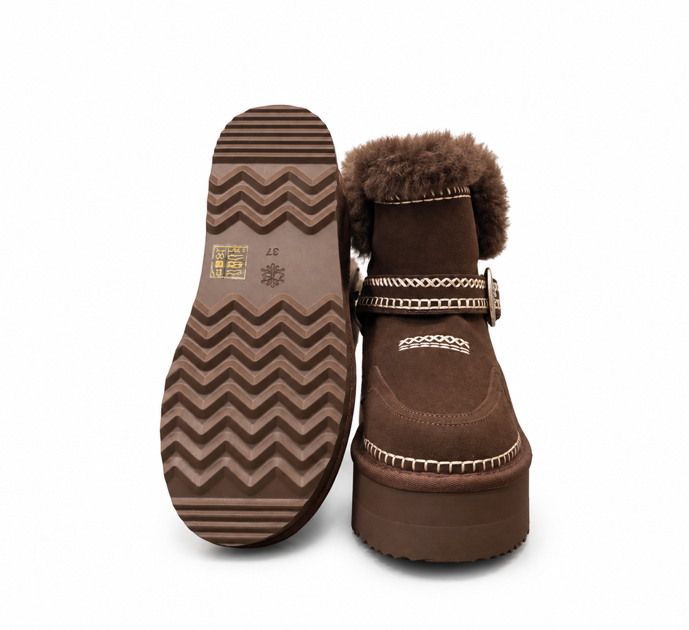 Stivaletto platform FERNIE CHOCOLATE